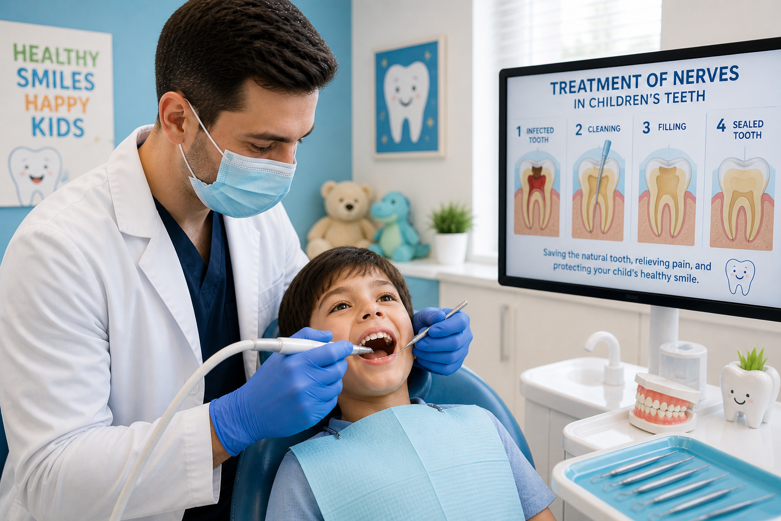 Treatment of Nerves in Children's Teeth